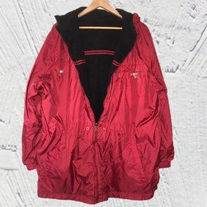 Windbreaker Utility Jacket (Red)